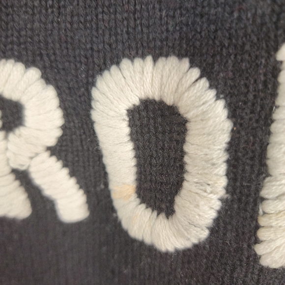 Zadig and voltaire Sz S Reglis Bis Rock & Roll Cashmere Sweater Black - Picture 5 of 11